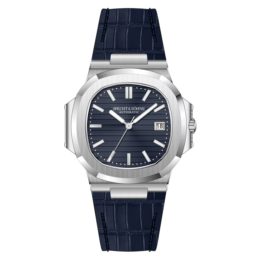Nautilus Automatic – Blue & Blue Leather Edition