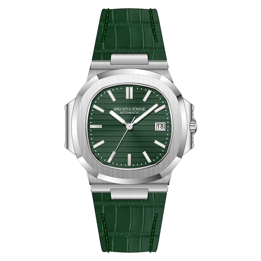 Nautilus Automatic –  Green & Green Leather Edition
