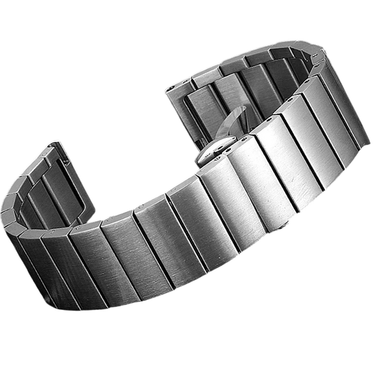 22MM Straight Link Stainless Steel Watch Band