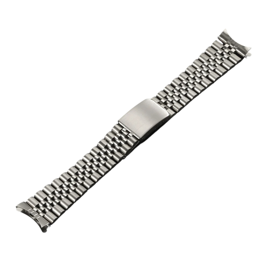 22MM Jubilee Stainless Steel Watch Band - Silver