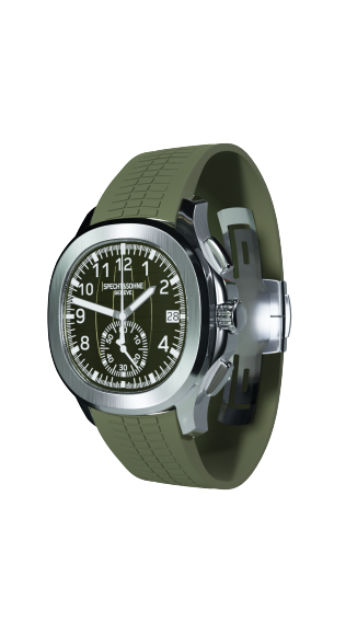 Aquanaut Dual Time Quartz - Green Edition