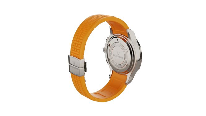 Aquanaut Dual Time Quartz - Orange Edition