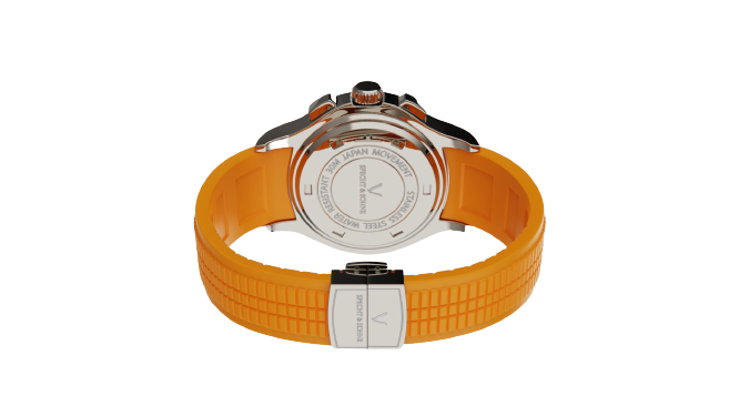 Aquanaut Dual Time Quartz - Orange Edition